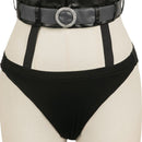 One Piece Anime Egghead Arc Nico Robin Women Balck Suit Party Carnival Halloween Cosplay Costume