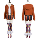 One Piece Anime Jewelry Bonney Women Brown Outfit Party Carnival Halloween Cosplay Costume