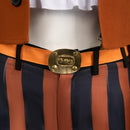 One Piece Anime Jewelry Bonney Women Brown Outfit Party Carnival Halloween Cosplay Costume