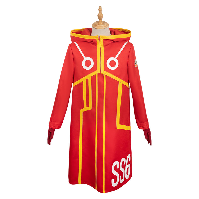 One Piece Anime Luffy Red Suit Party Carnival Halloween Cosplay Costume