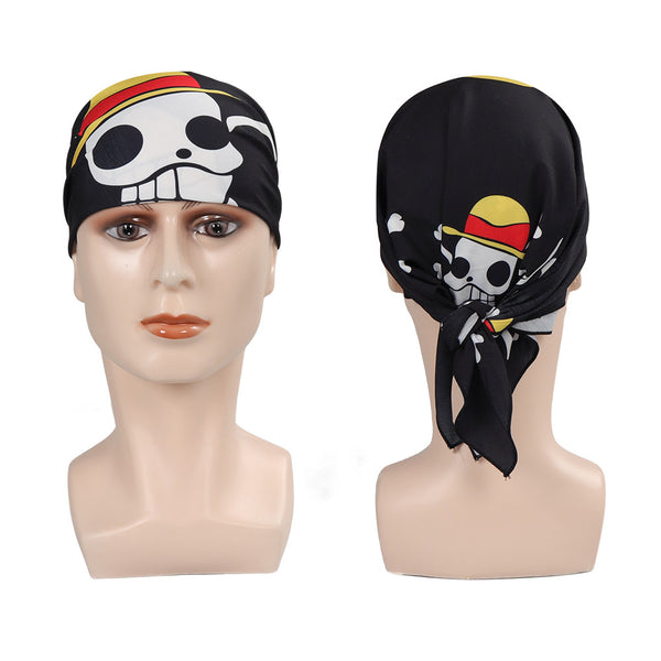 One Piece Anime Monkey D. Luffy Cosplay Headband Halloween Carnival Accessories