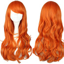 One Piece Anime Nami Cosplay Wig Heat Resistant Synthetic Hair Carnival Halloween Party Props
