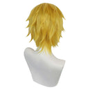 One Piece Anime Sanji Cosplay Wig Heat Resistant Synthetic Hair Carnival Halloween Party Props