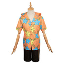 One Piece Anime Sanji Yellow Outfit Party Carnival Halloween Cosplay Costume