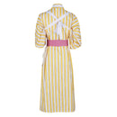 One Piece Anime Sanji Yellow Striped Kimono Party Carnival Halloween Cosplay Costume
