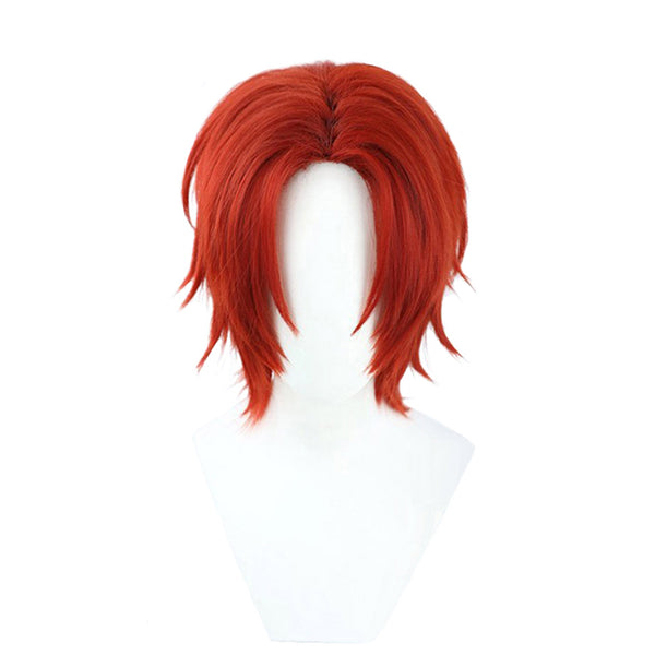 One Piece Anime Shanks Cosplay Wig Heat Resistant Synthetic Hair Carnival Halloween Party Props