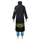 One Piece Anime Trafalgar D. Water Law Black Suit Party Carnival Halloween Cosplay Costume