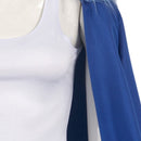 One Piece Anime Trafalgar D. Water Law Women Blue Suit Party Carnival Halloween Cosplay Costume