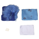 One Piece Anime Trafalgar D. Water Law Women Blue Suit Party Carnival Halloween Cosplay Costume