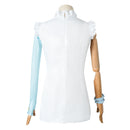 One Piece Anime Uta Women White Dress Party Carnival Halloween Cosplay Costume