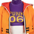 One Piece Anime York Women Orange Suit Party Carnival Halloween Cosplay Costume