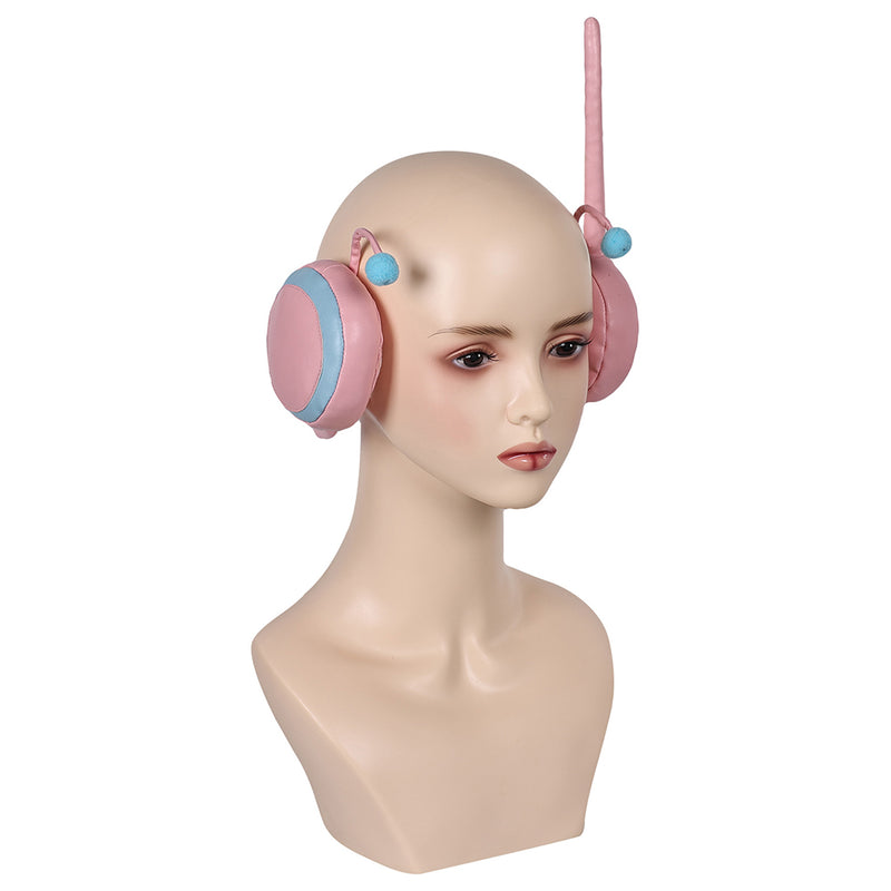 One Piece Egghead Arc Anime Nami Cosplay Pink Earmuffs Earphone Prop Halloween Carnival Costume Accessories