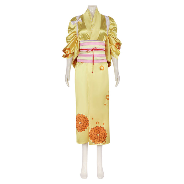 Kikunojo Women Kimono Party Carnival Halloween Cosplay Costume
