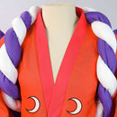 One Piece Kozuki Oden Red Cloak Cape Outfits Party Carnival Halloween Cosplay Costume