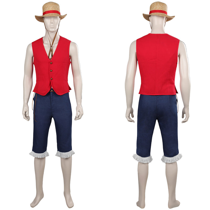One Piece Luffy Roleplay Toll Full Real-life Version Outfits Party Carnival Halloween Cosplay Costume