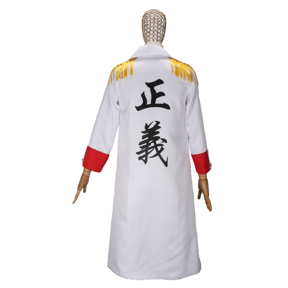 One Piece Monkey D Garp Vice Admiral Cloak Outfits Party Carnival Hall