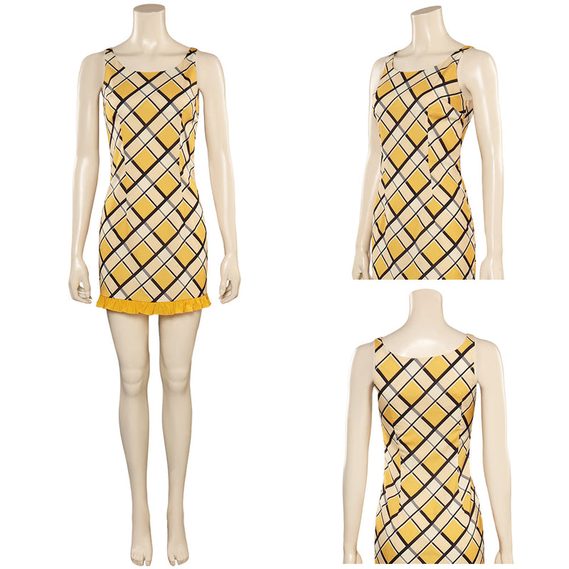Buy hola bella Yellow Georgette One Piece Dresses for Women Casual Dress  (X-Large) at Amazon.in