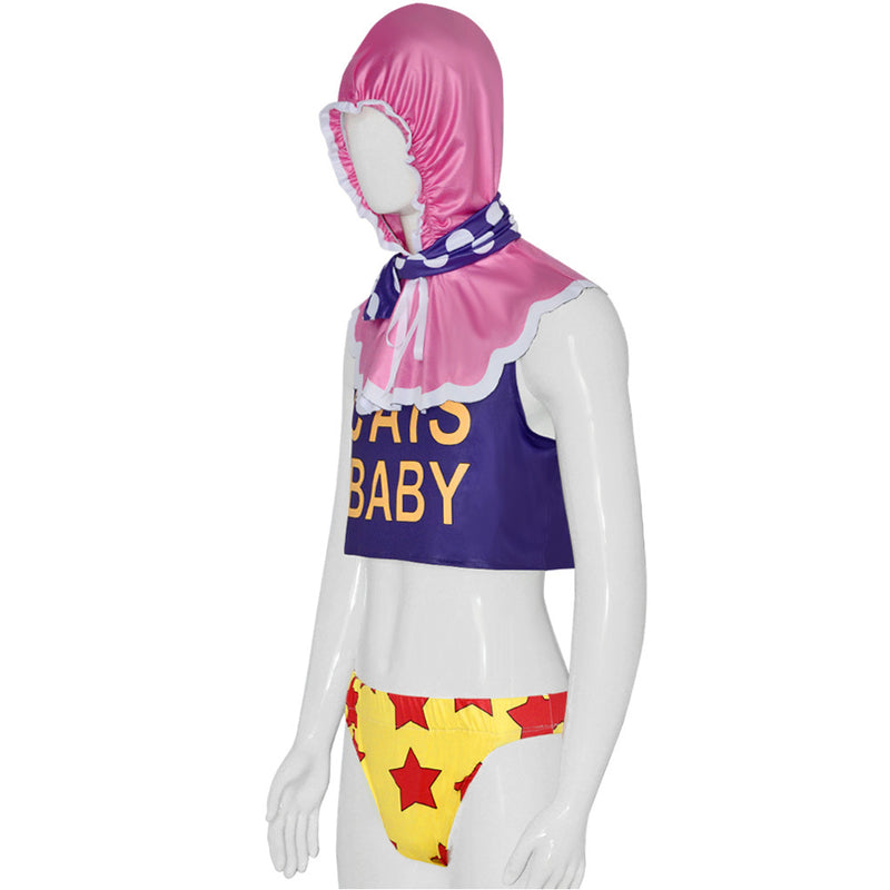 One Piece Senor Pink Outfits Halloween Party Carnival Cosplay Costume