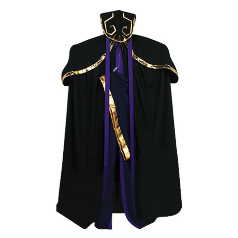 Overlord TV Ainz Ooal Gown Black Cloak Party Carnival Halloween Cosplay Costume