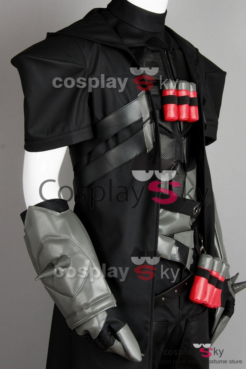 Overwatch Reaper Costume OW Gabriel Reyes Outfit Cosplay Costume