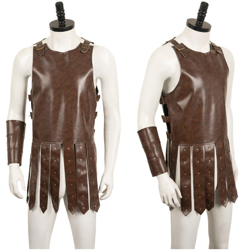 Percy Jackson and the Olympians TV Percy Jackson Brown Chest Armor Set Halloween Cosplay Costume