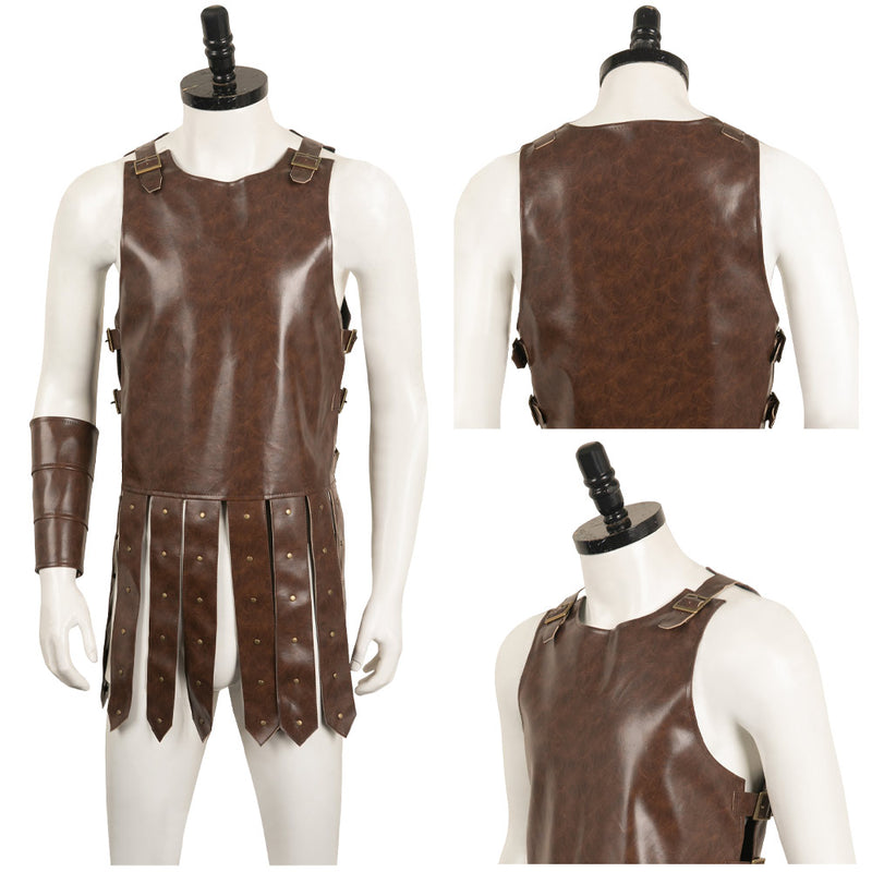 Percy Jackson and the Olympians TV Percy Jackson Brown Chest Armor Set Halloween Cosplay Costume