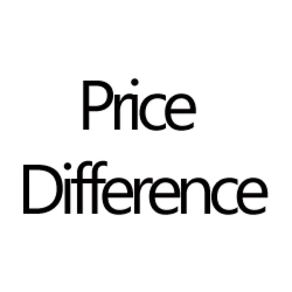 price difference