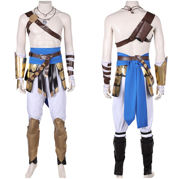 Prince of Persia: The Lost Crown Game Sargon Brown Outfit Party Carnival Halloween Cosplay Costume