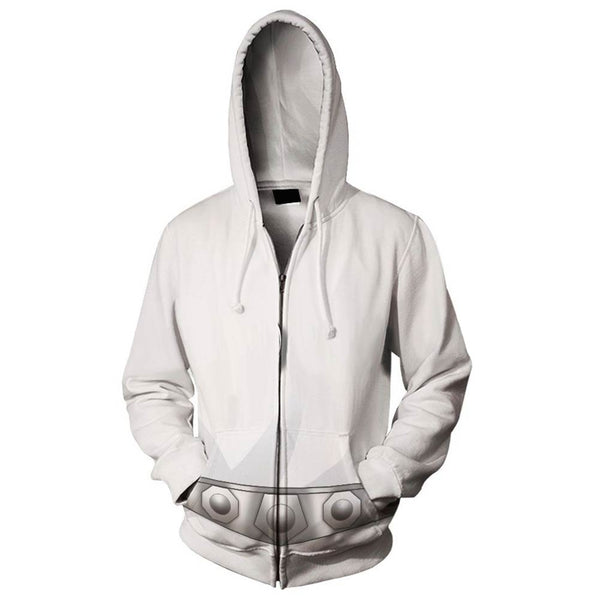 Princess Leia Hoodie 3D Printed Hooded Sweatshirt Men Women Casual Streetwear Zip Up Jacket Coat