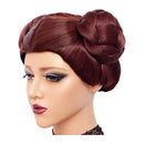 Princess Leia Kids Chidren Cosplay Wig Heat Resistant Synthetic Hair Carnival Halloween Party Props