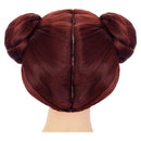 Princess Leia Kids Chidren Cosplay Wig Heat Resistant Synthetic Hair Carnival Halloween Party Props