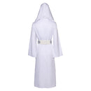 Princess Leia Women White Dress Party Carnival Halloween Cosplay Costume