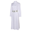 Princess Leia Women White Dress Party Carnival Halloween Cosplay Costume