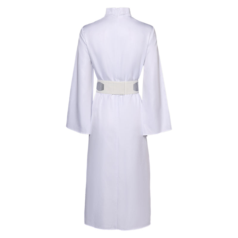 white princess leia dress Costume, Princess Leia Gown, Star Wars Cosplay, Halloween,episode IV, A New Hope, Leia's Classic Hooded White Gown unite the galaxy Star Wars A New Hope