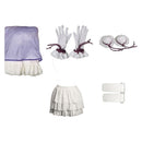 Puella Magi Madoka Magica Anime Homura Akemi Women Purple Dress Cosplay Costume