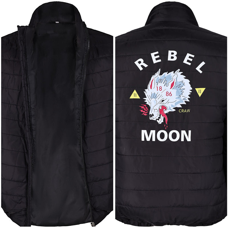 Rebel Moon 2023 Movie Black Coat Party Carnival Halloween Cosplay Costume