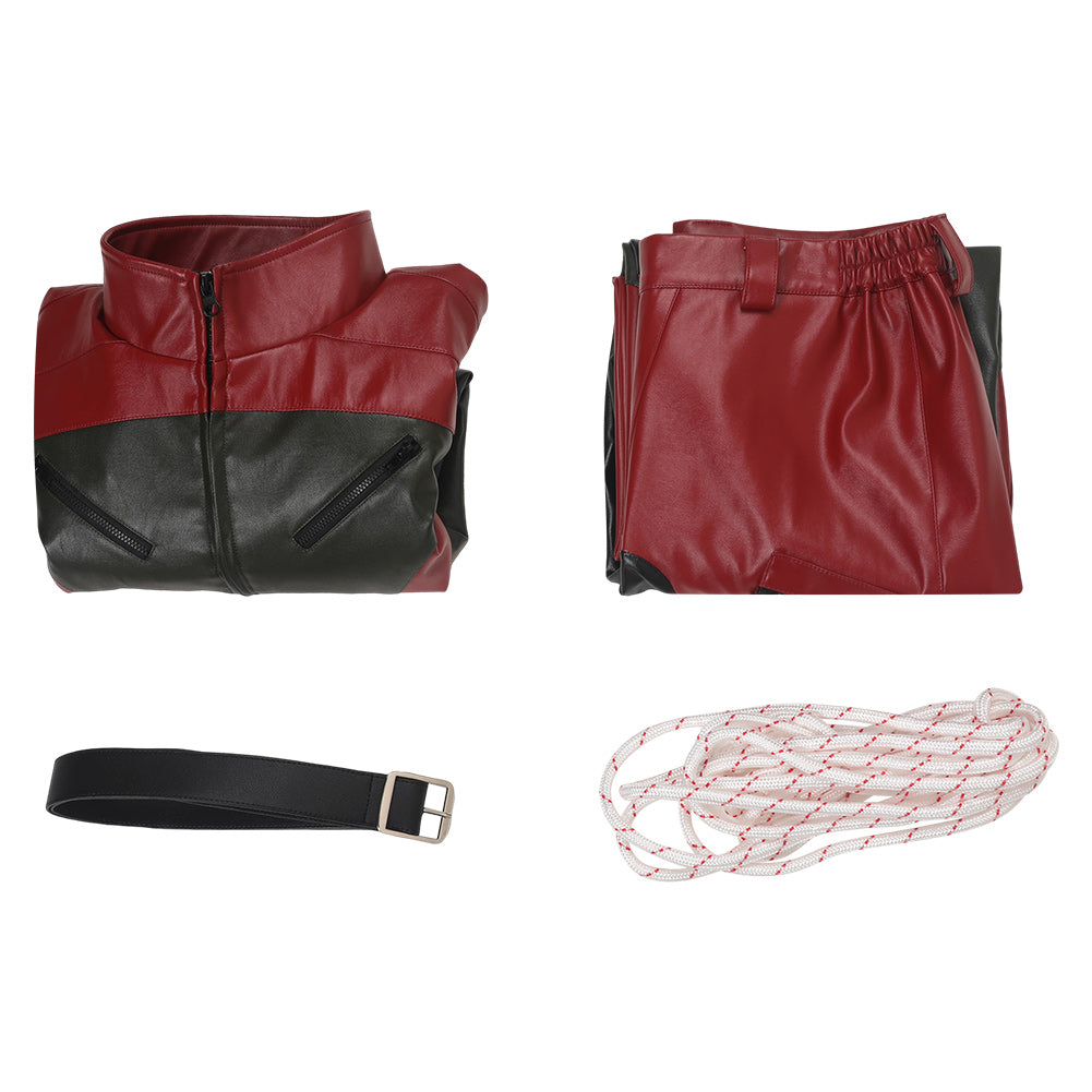 Red One (2024) Callum Drift Red Outfit Carnival Halloween Cosplay Costume