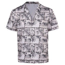 Red White & Royal Blue Alex Claremont-Diaz Printed Short-Sleeved Shirt Carnival Halloween Cosplay Costume