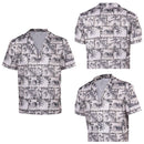 Red White & Royal Blue Alex Claremont-Diaz Printed Short-Sleeved Shirt Carnival Halloween Cosplay Costume