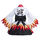 Rengoku Kyōjurō Women Maid Dress Outfits Halloween Party Suit Cosplay Costume