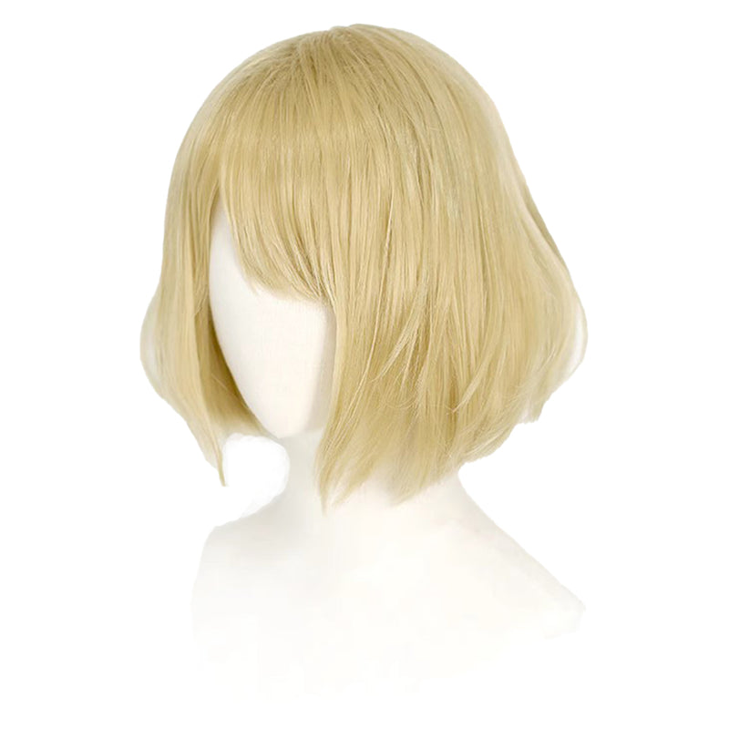 Resident Evil 4 Game Ashley Graham Cosplay Wig Heat Resistant Synthetic Hair Carnival Halloween Party Props