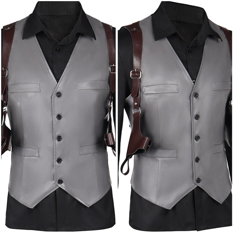 Resident Evil 4 Remake Game Wesker Halloween Party Carnival Cosplay Costume