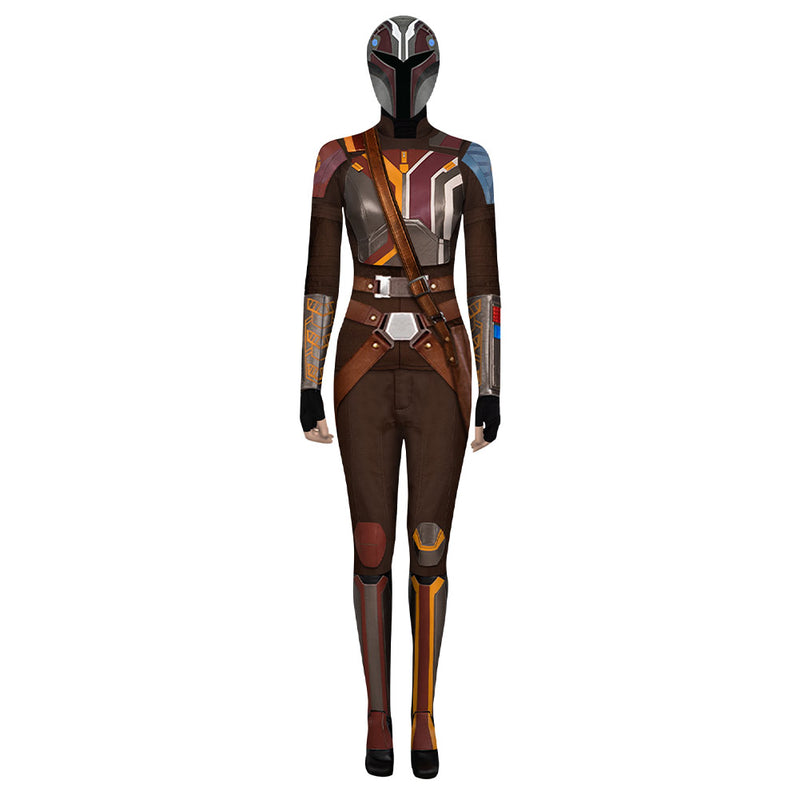 Sabine Wren Women Brown Jumpsuit Party Carnival Halloween Cosplay Costume