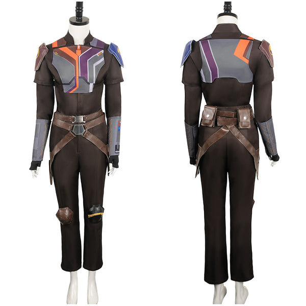 Sabine Wren Women Brown Suit Party Carnival Halloween Cosplay Costume