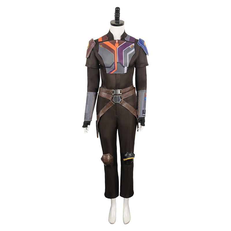 Sabine Wren Women Brown Suit Party Carnival Halloween Cosplay Costume