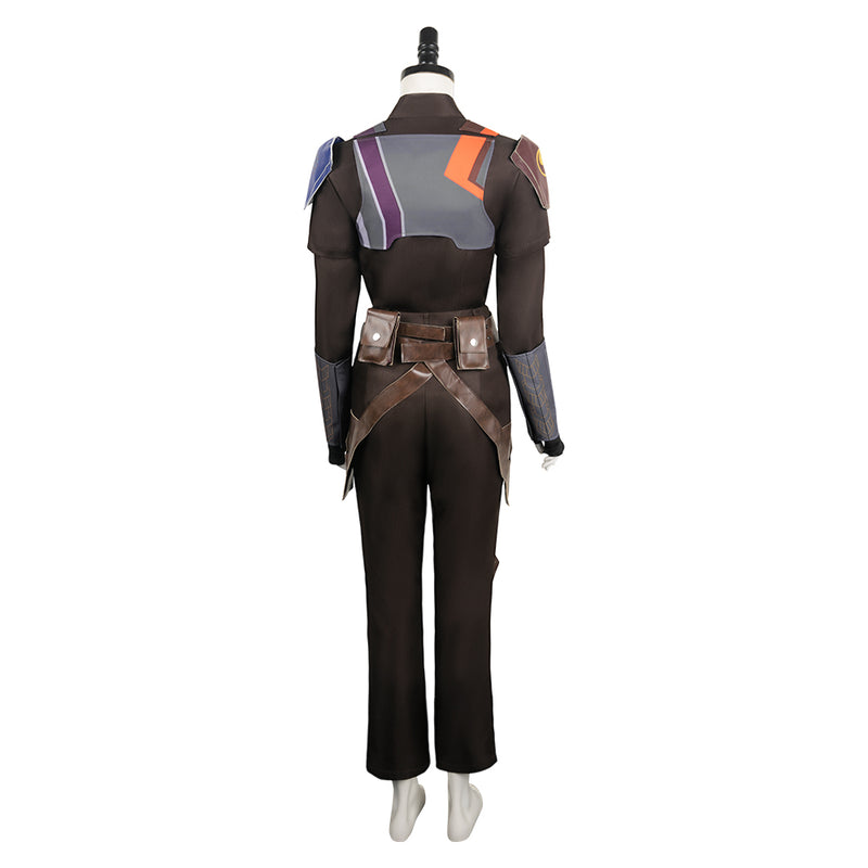 Sabine Wren Women Brown Suit Party Carnival Halloween Cosplay Costume