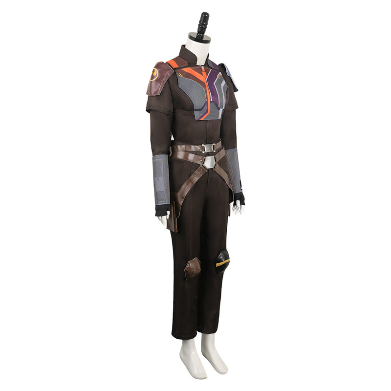 Sabine Wren Women Brown Suit Party Carnival Halloween Cosplay Costume