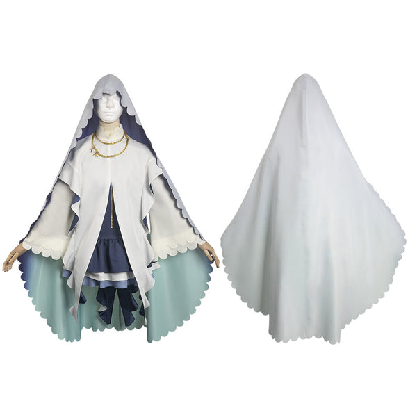 Shiro Seijo to Kuro Bokushi/Saint Cecilia and Pastor Lawrence White Women Outfits Party Carnival Halloween Cosplay Costume