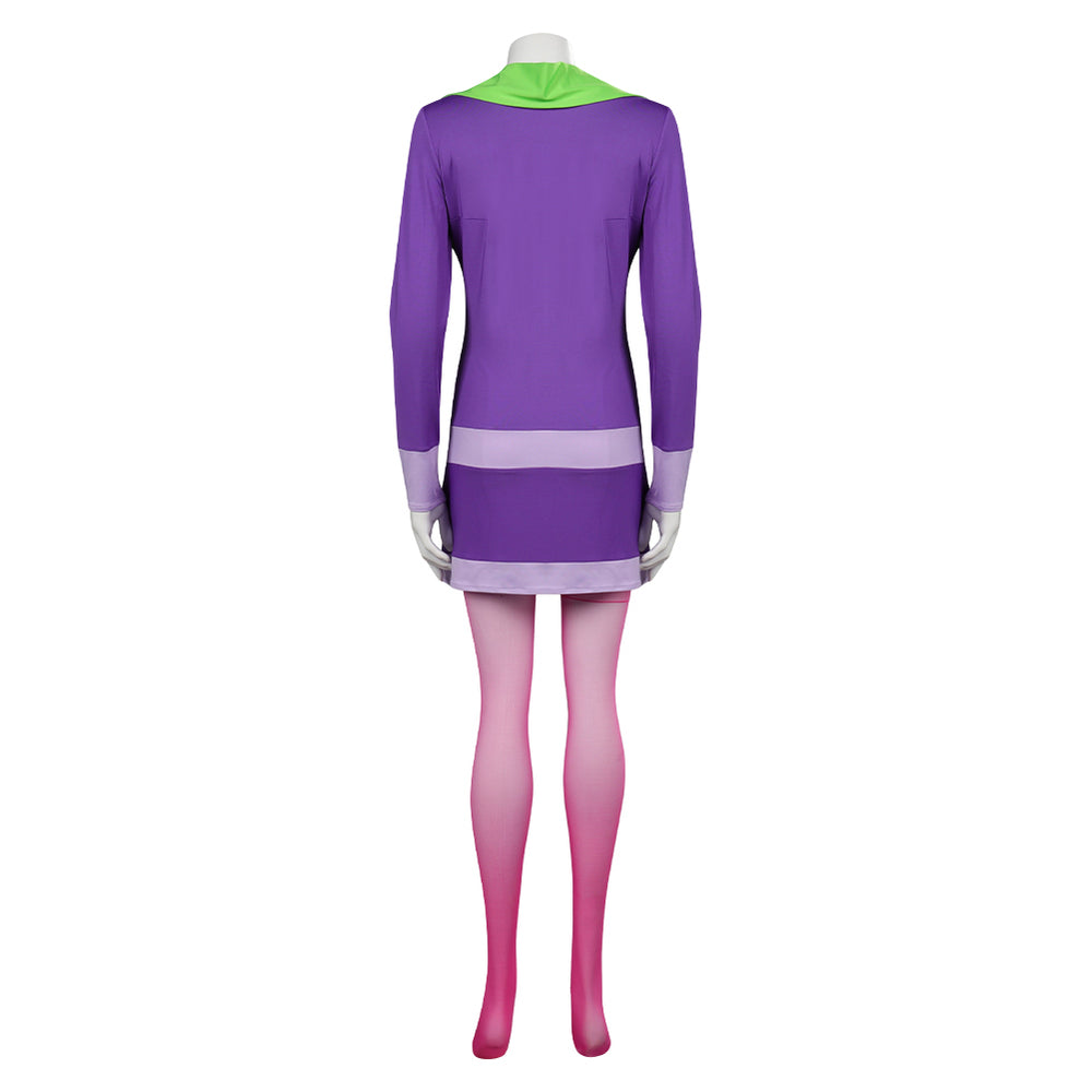 purple dress for daphne costume SCOOBY-DOO Daphne Blake Female Adult Purple Dress Party Carnival Halloween  Cosplay Costume