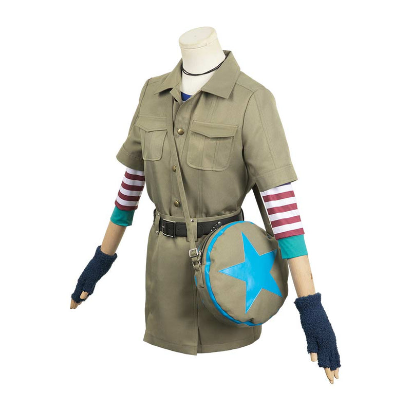 Scott Pilgrim Takes Off TV Ramona Flowers Women Dress Outfit Party Carnival Halloween Cosplay Costume